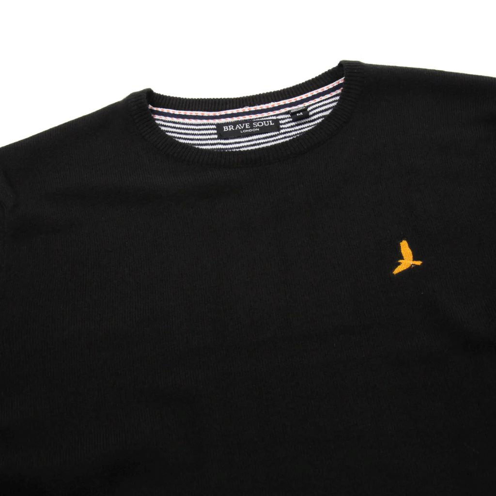 Einstein Classic Crew Neck in Jet Black