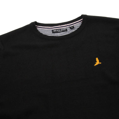 Einstein Classic Crew Neck in Jet Black