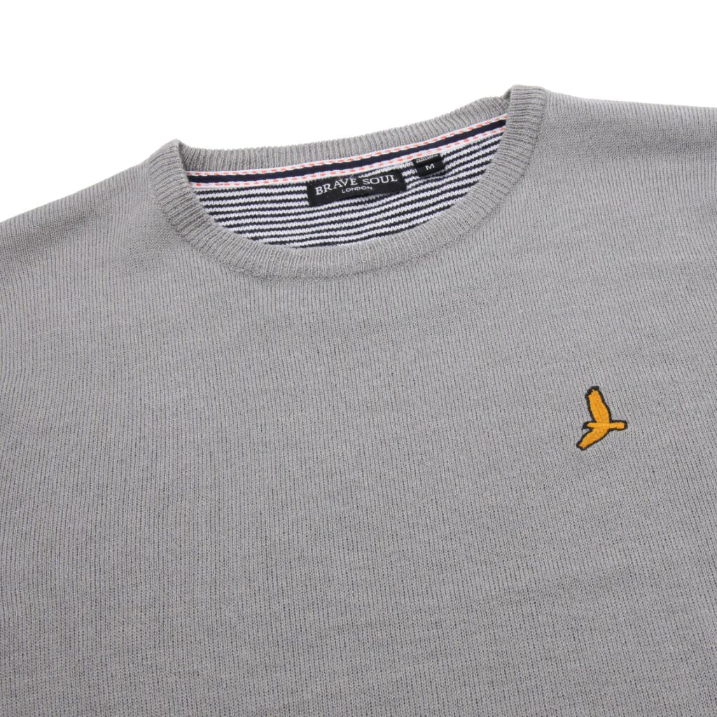 Einstein Classic Crew Neck in Silver Grey Marl