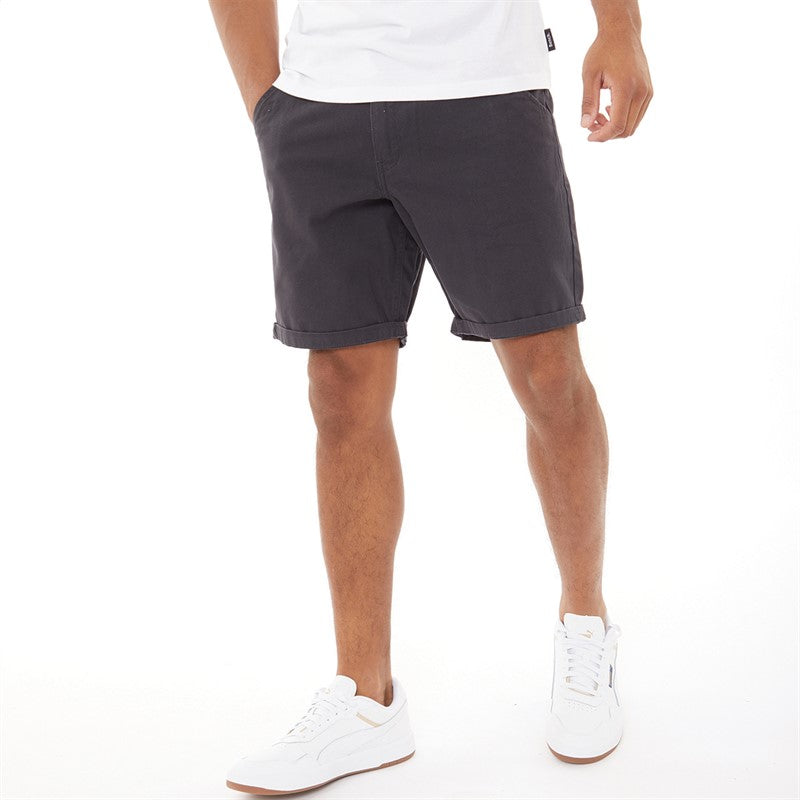 Hampson Cotton Twill Chino Shorts in Navy