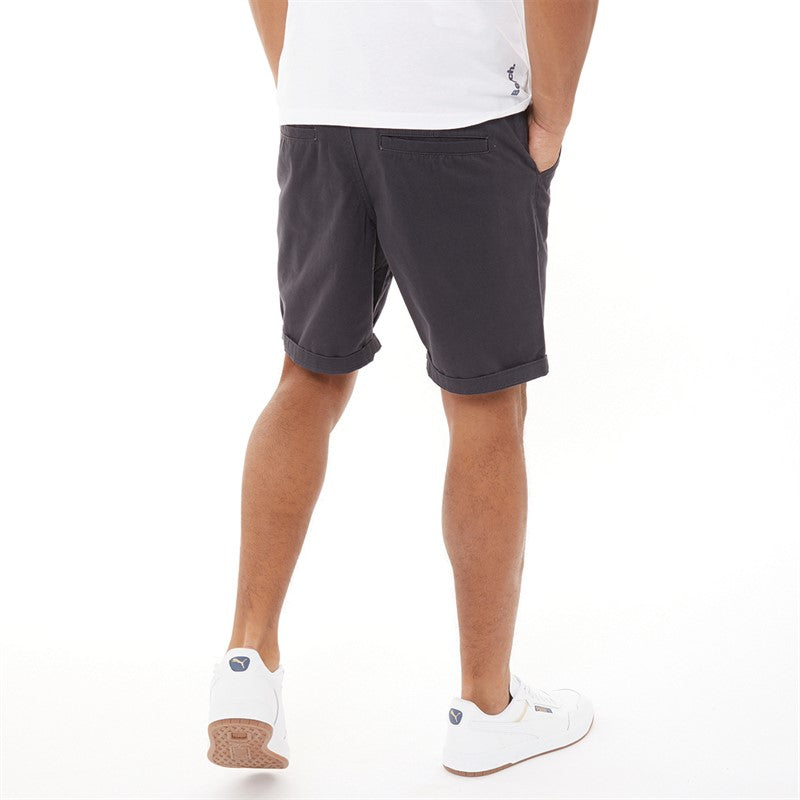 Hampson Cotton Twill Chino Shorts in Navy