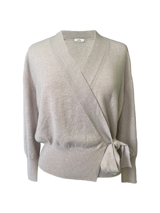 Pure Cashmere Wrap Cardigan