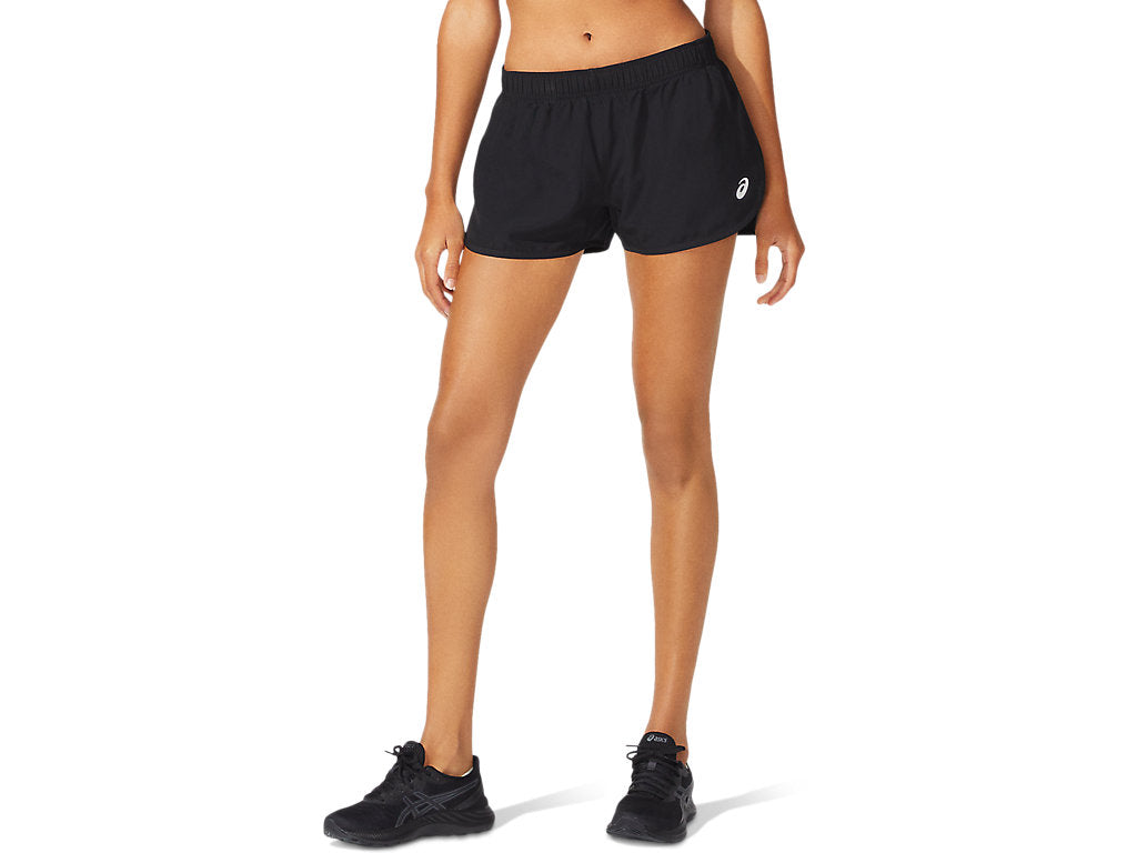 Core Split Shorts in Performance Black