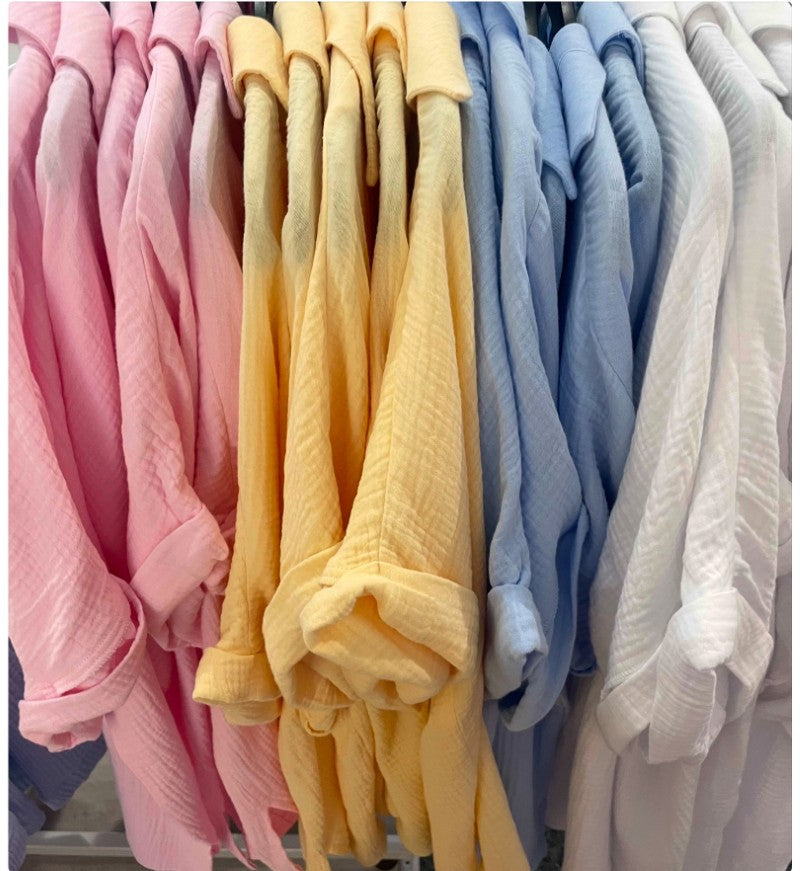 Mirra Cotton Relaxed Boyfriend Shirt