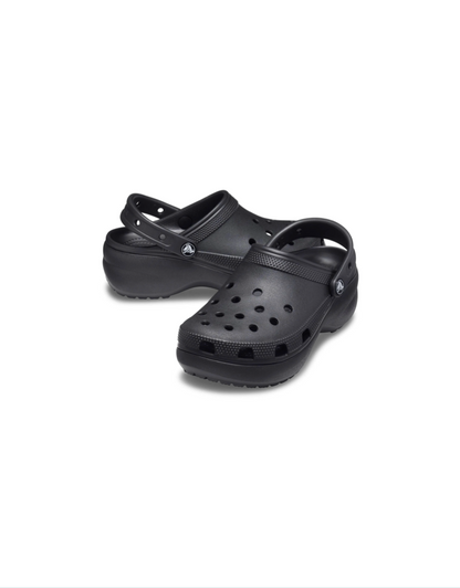 Classic Platform Clog in Black