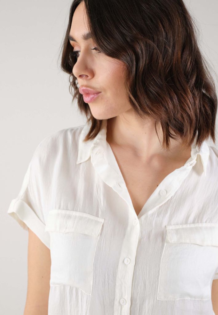 Nova Blouse in Ivory