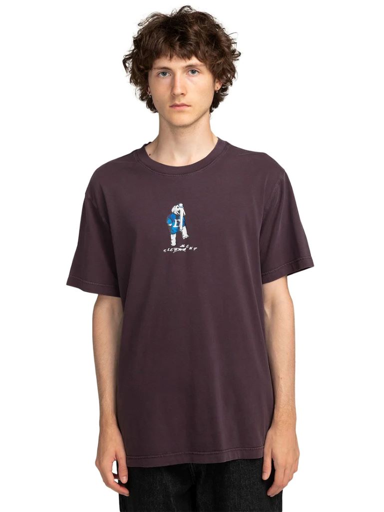 Elephament SS Tee in Plum Perfect