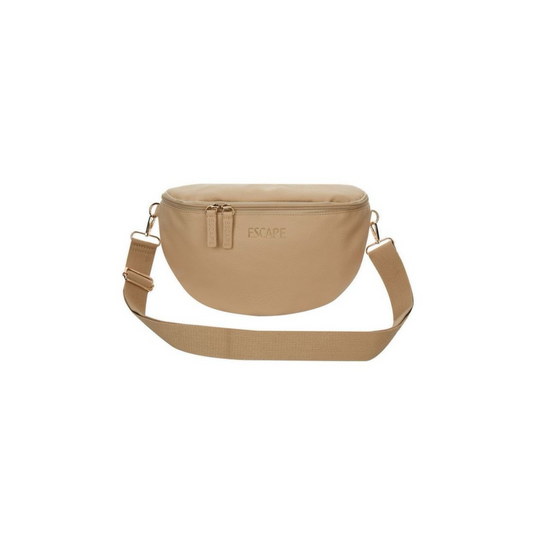 Cross body Bum Bag in Beige