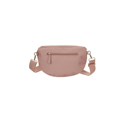 Cross body Bum Bag in Antique Pink