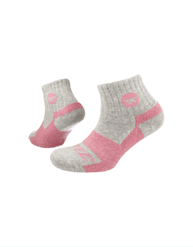 Womens Exploration Short Socks in Silver/Tuna