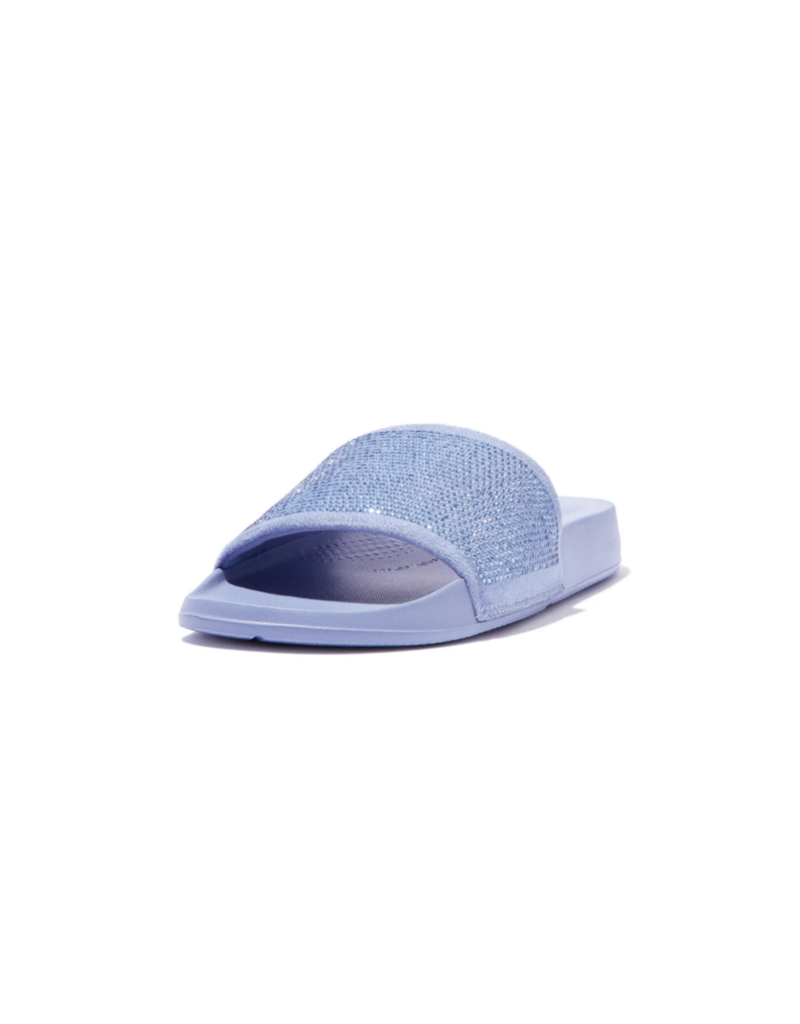 iQushion Embellished Slides in Wild Lavender