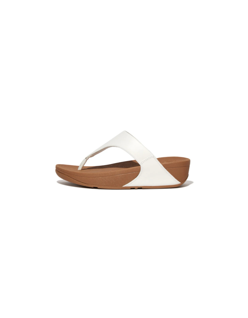 Lulu Leather Sandal in White