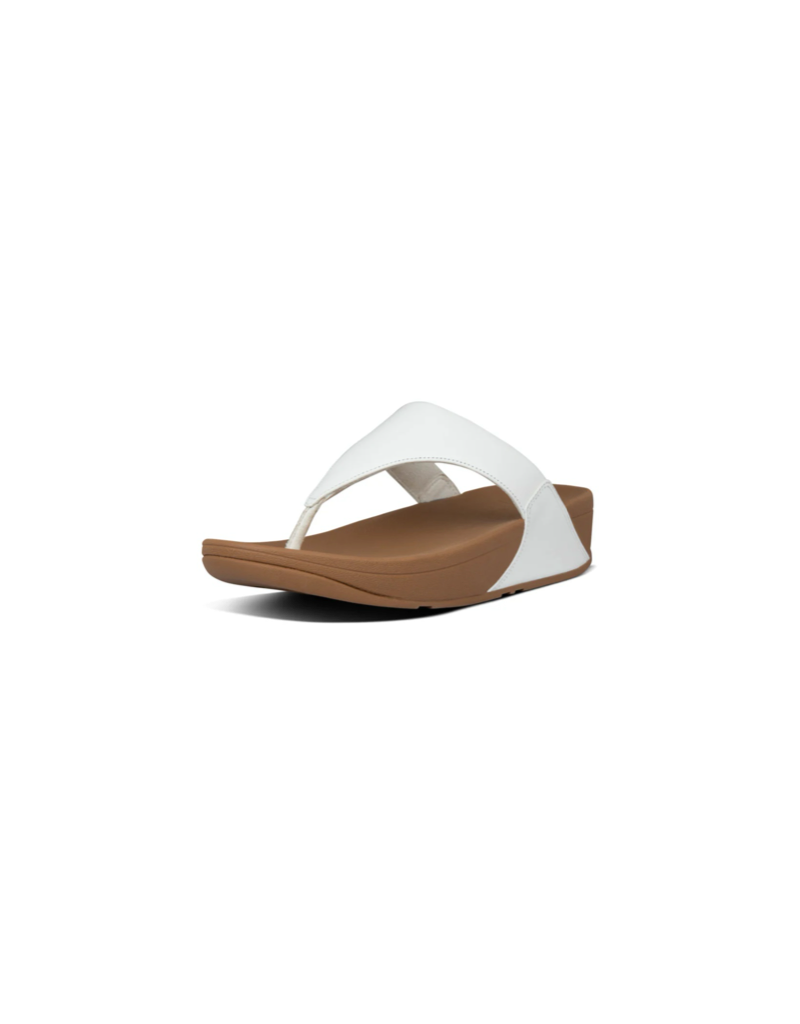 Lulu Leather Sandal in White