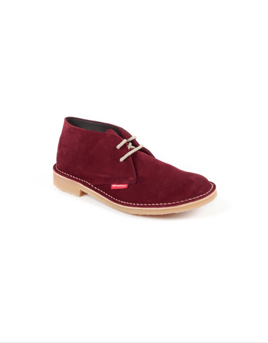 Hunter Unisex Premium Suede Vellie in Burgundy