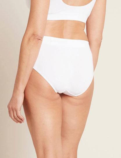 Bamboo Full Brief in White