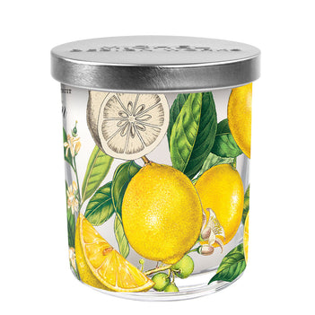 Lemon Basil Glass Candle