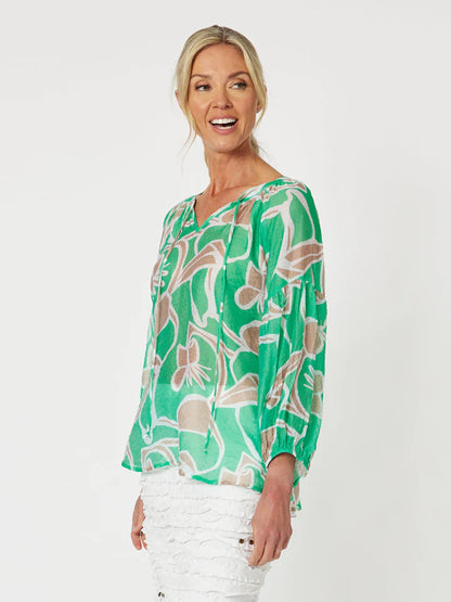 Noosa Beach Top in Mint