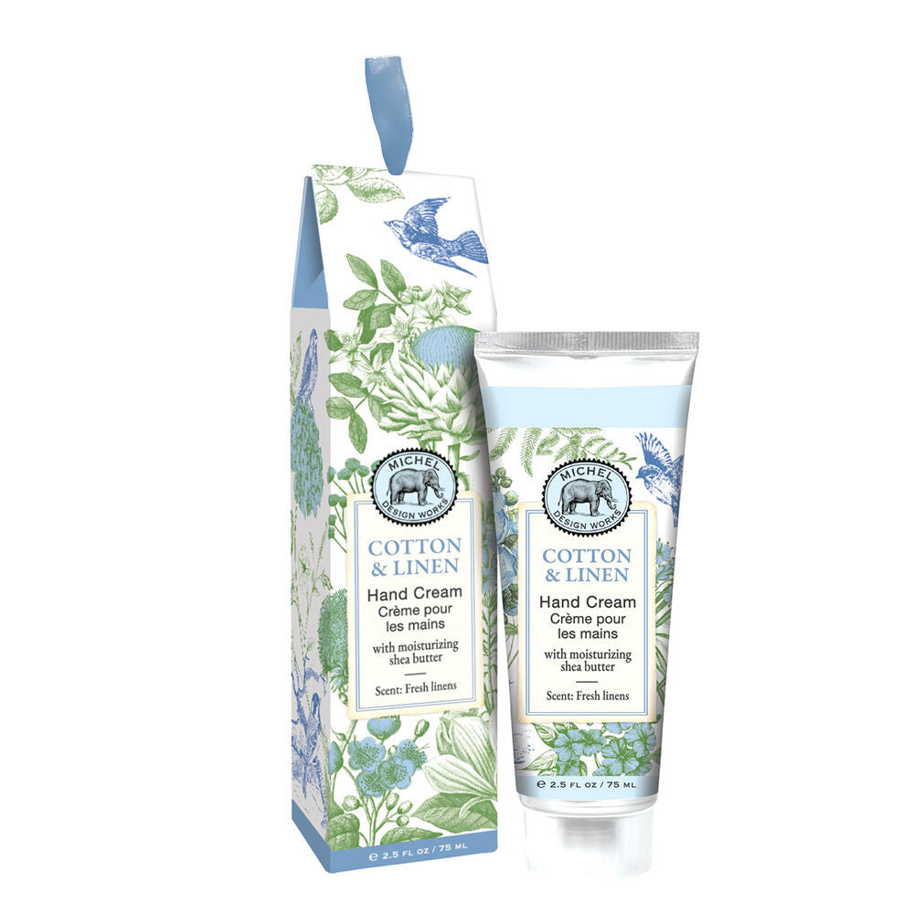 Cotton & Linen Large Hand Cream (2.5oz)