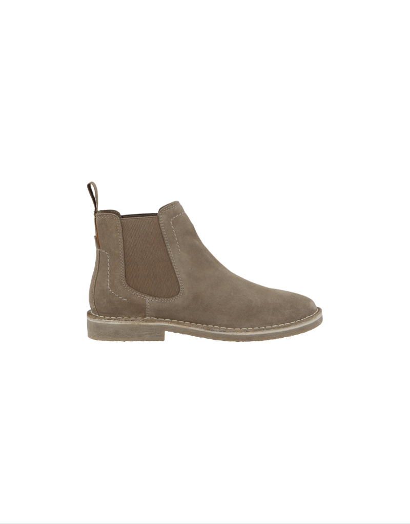 Josie Cow Suede Ankle Boot in Earth