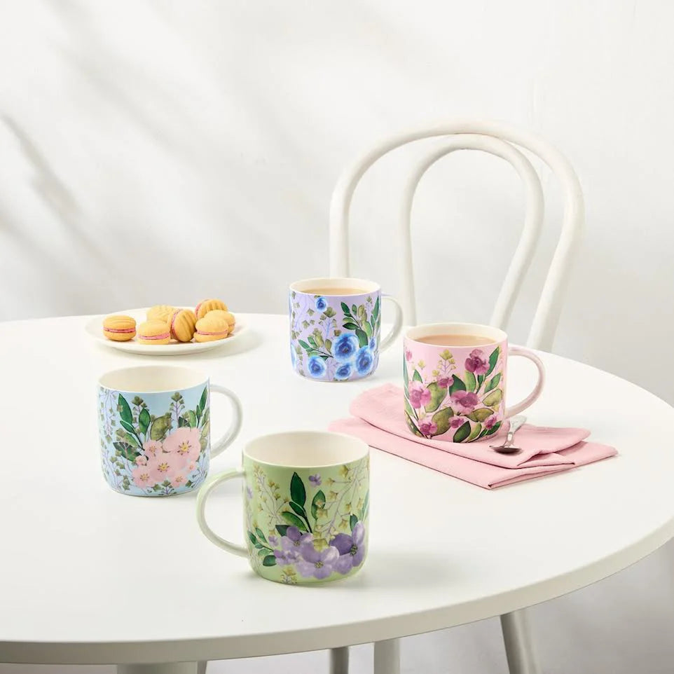 Bouquet Mug in Green