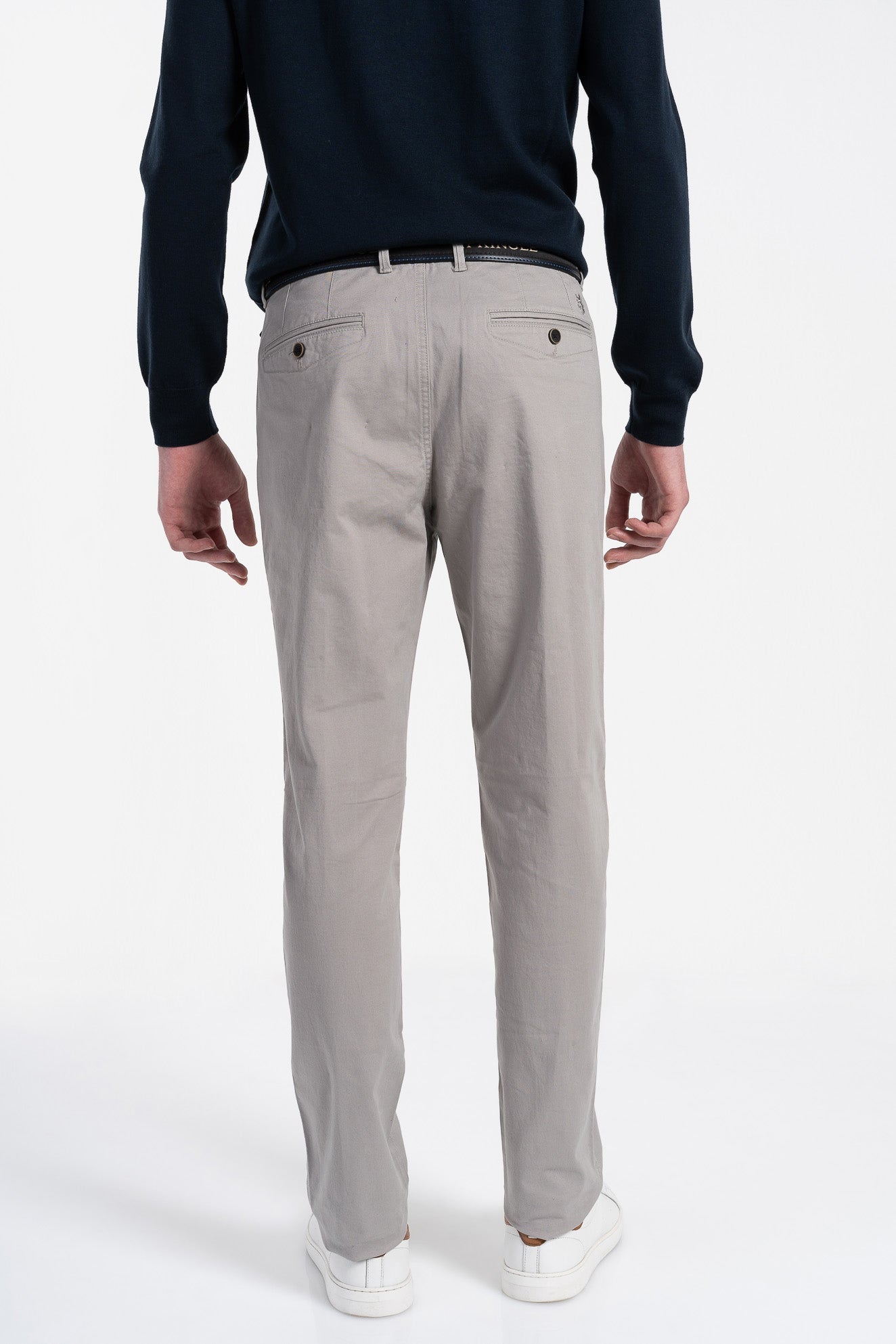 Jorge Tailored Fit Chino's in Grey