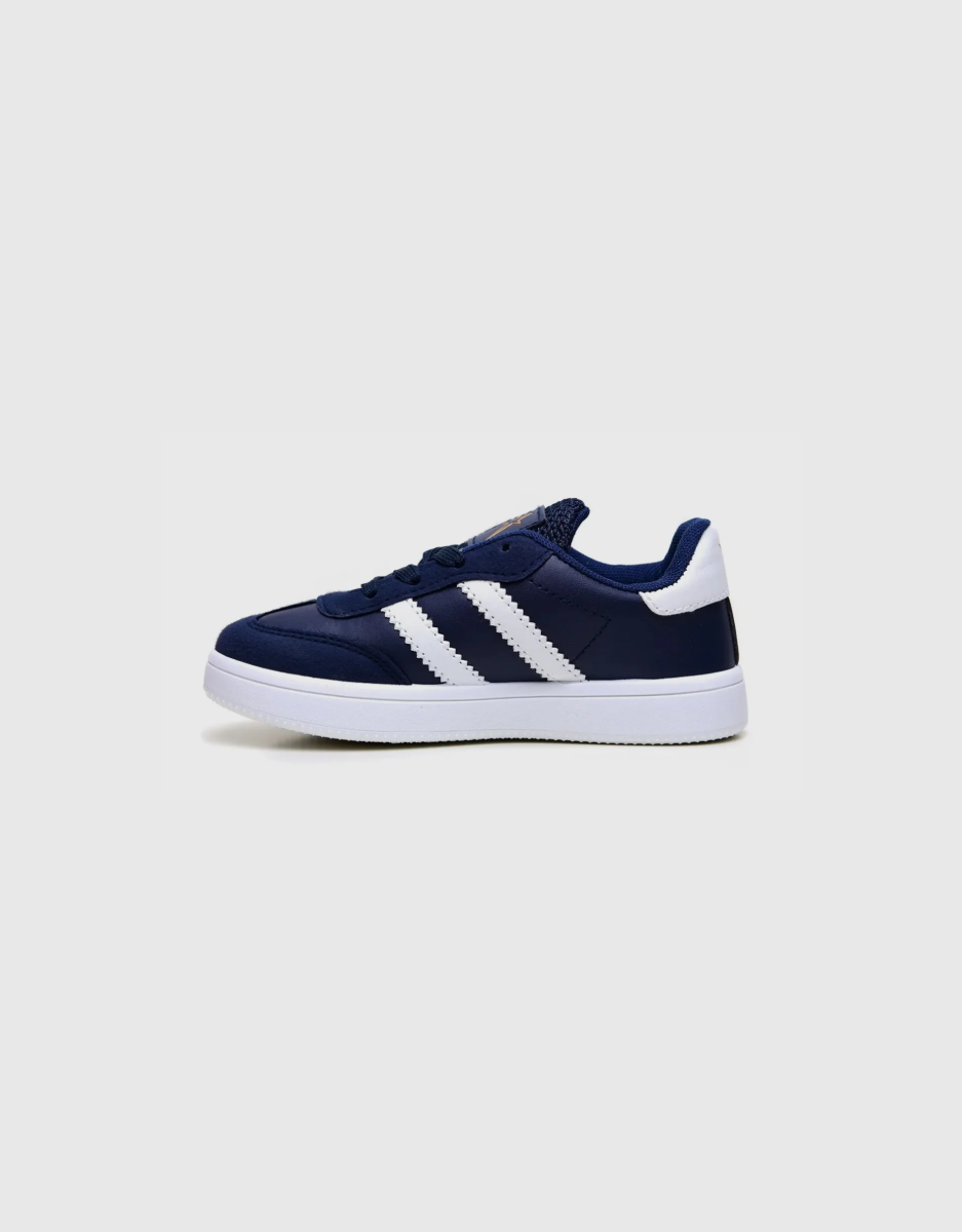 Isla Kids Sneaker in Navy/White