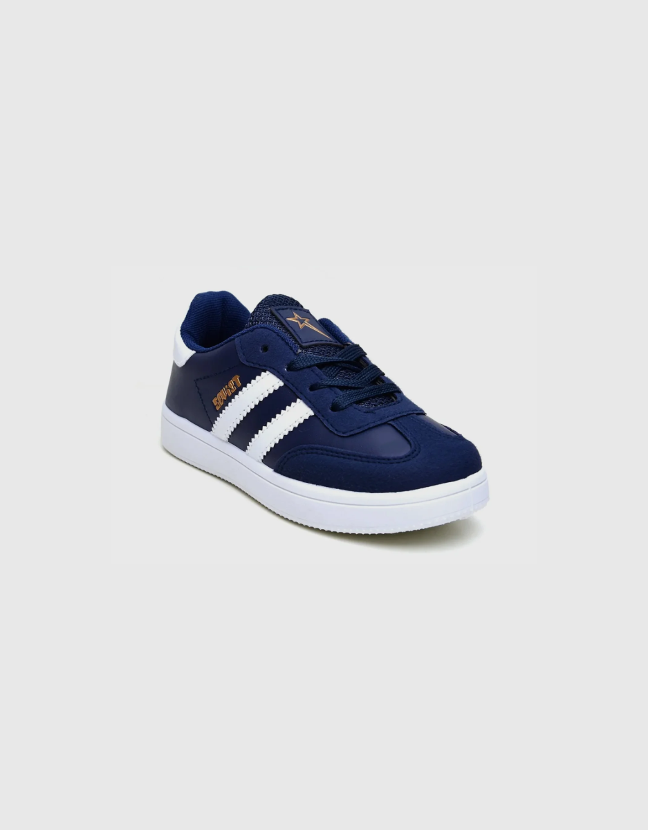 Isla Kids Sneaker in Navy/White