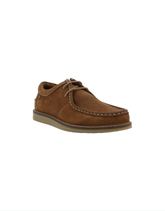 Landon Mens Lace Up Shoe in Tobacco