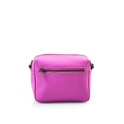 Lesedi Pebble Leather Purple Orchid Mini Box Bag