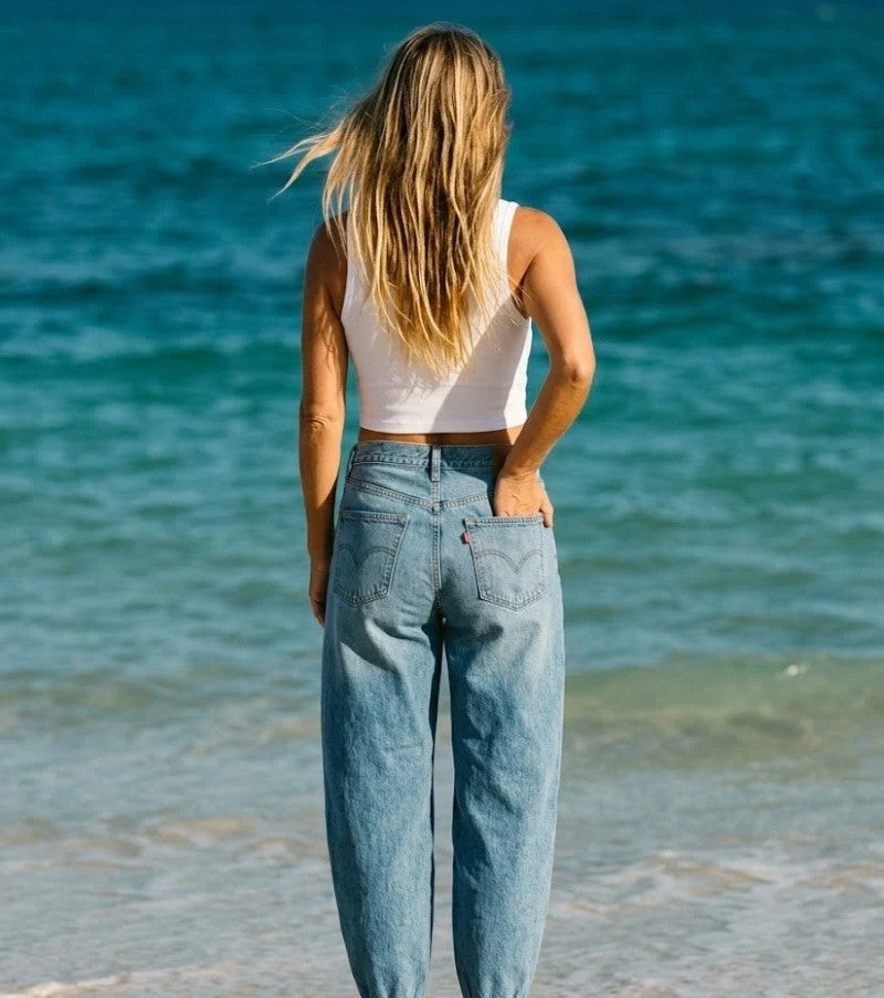 Cinch Barrel Jean in Let Love In