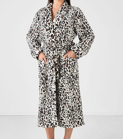 Bathrobe in Leopard