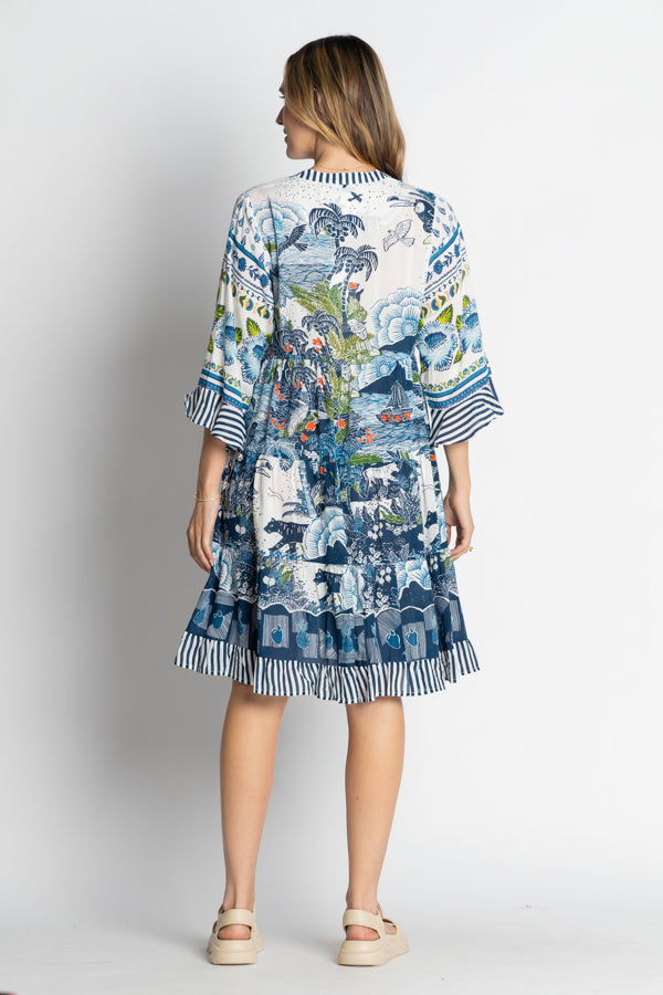 Dita Dress in Ocean