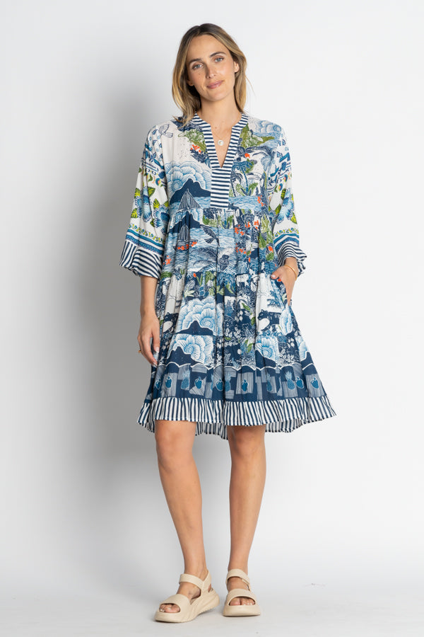 Dita Dress in Ocean