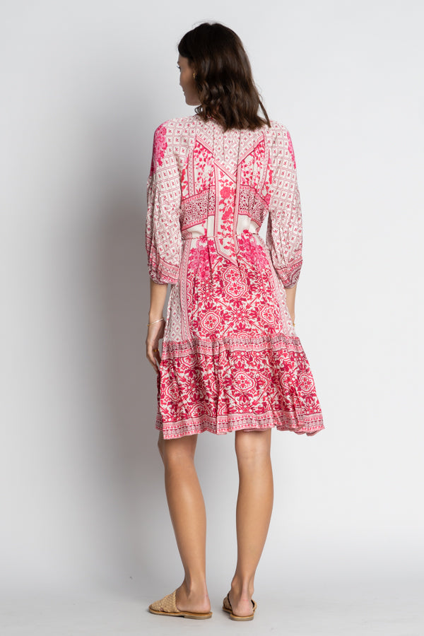 Sensiri Dress in Fuchsia