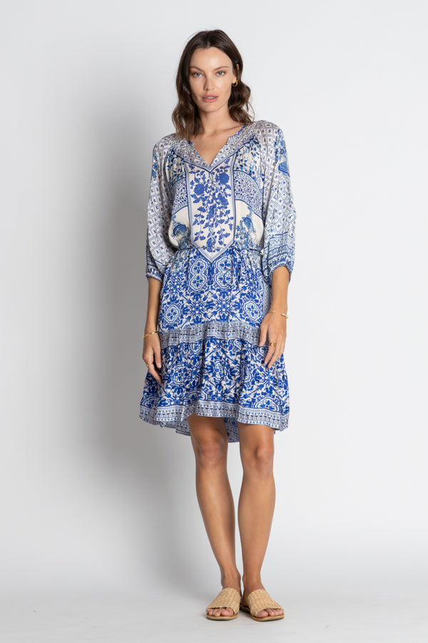 Sensiri Dress in Navy