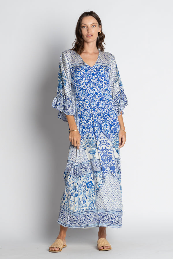 Sensiri Midi Dress in Navy
