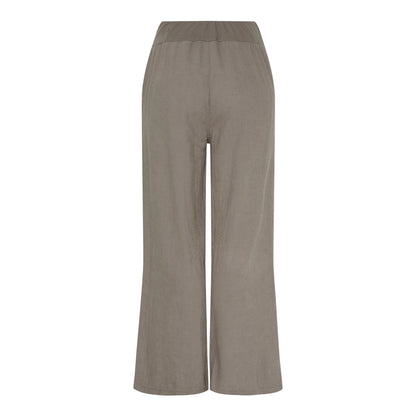 Anette Linen Pants in Fango