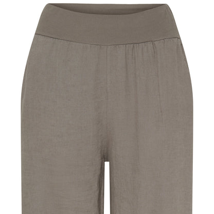 Anette Linen Pants in Fango