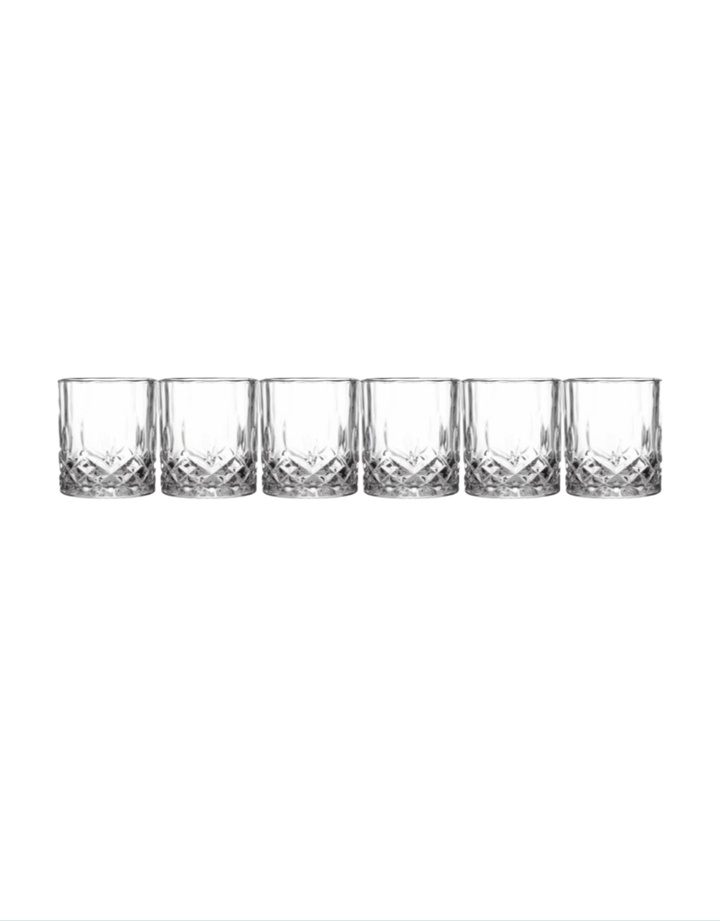 Set Of 6 Double Old Fashion Antrim Glasses