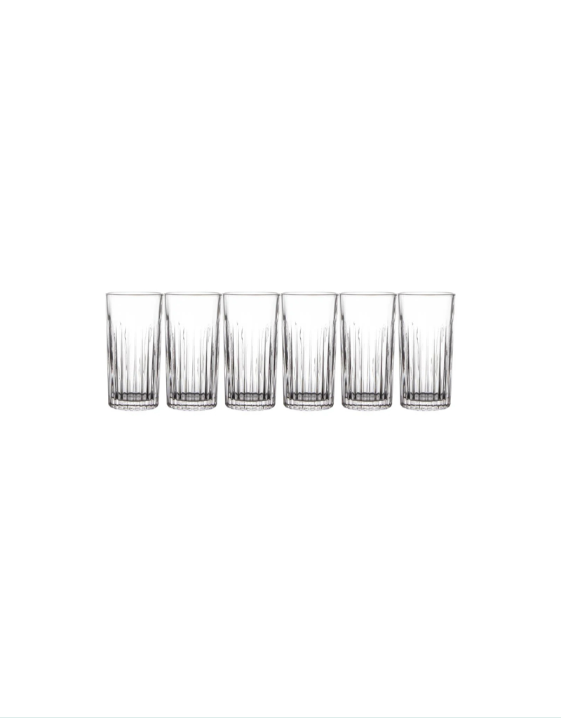 Set of 6 Empire Highball Glasses