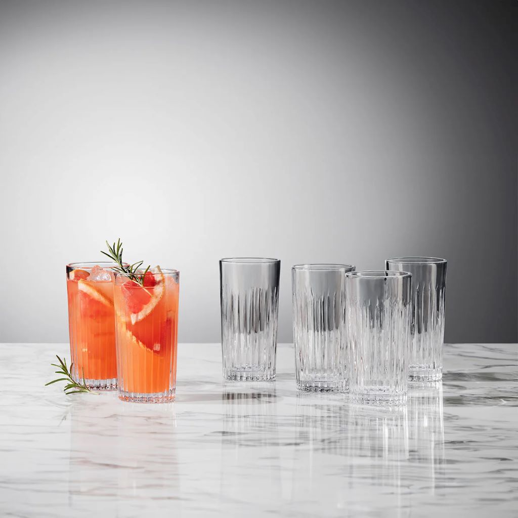 Set of 6 Empire Highball Glasses