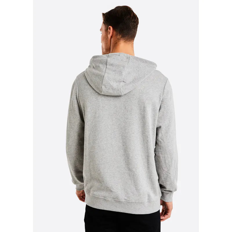 NC Casablance Fleece Pullover Hoodie in Grey Melange