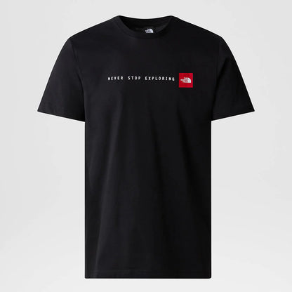 Never Stop Exploring SS Tee in TNF Black