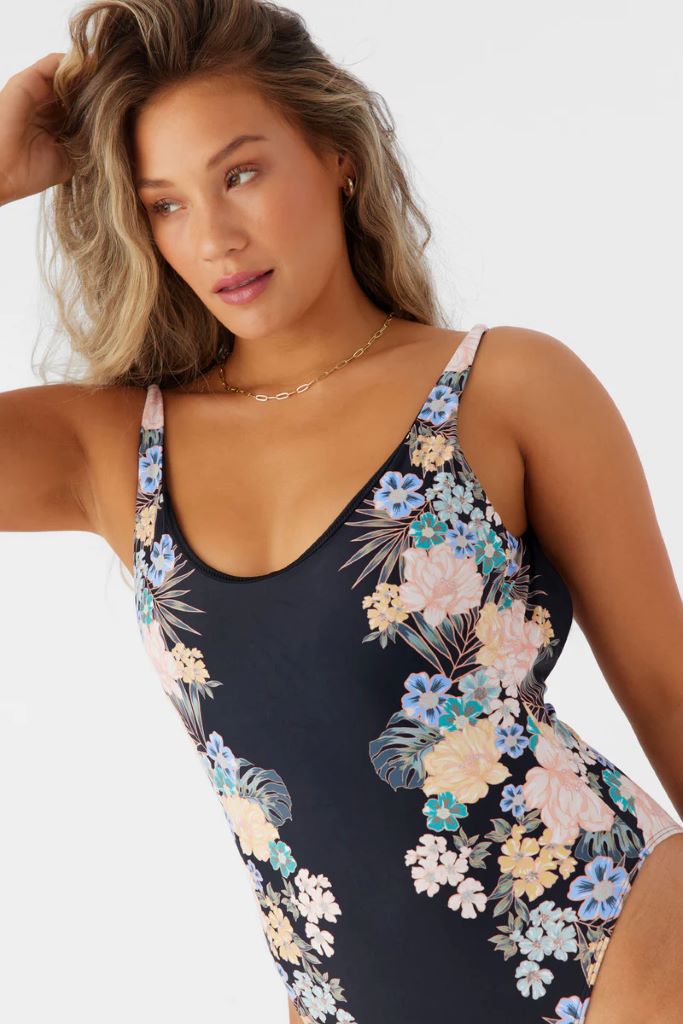 North Shore Tropical Swimsuit in Black