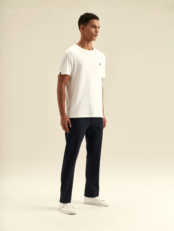 Milan Straight Leg Chino in Navy