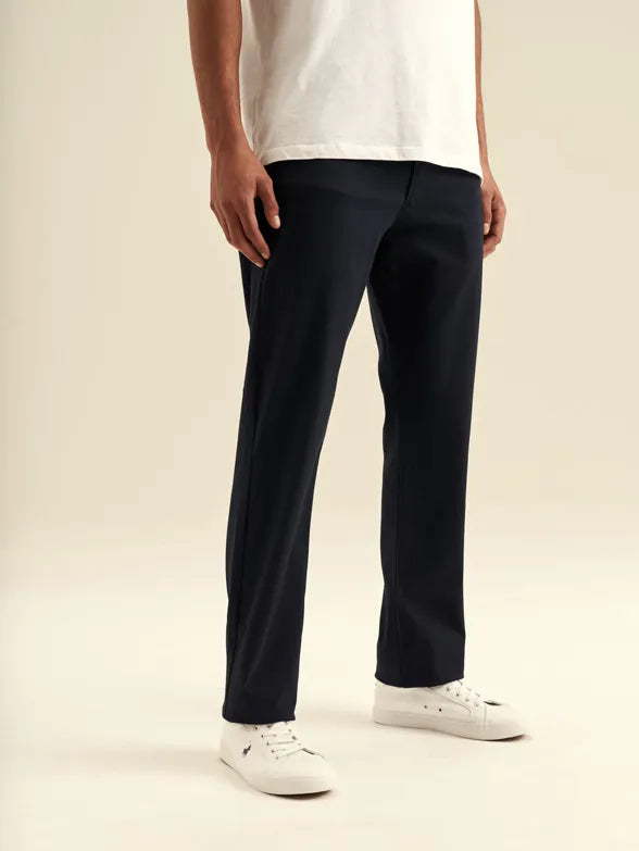 Milan Straight Leg Chino in Navy