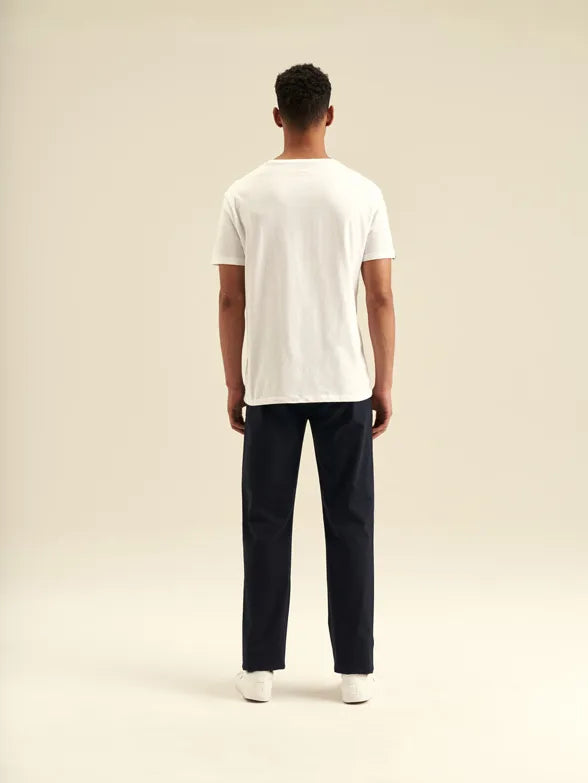 Milan Straight Leg Chino in Navy