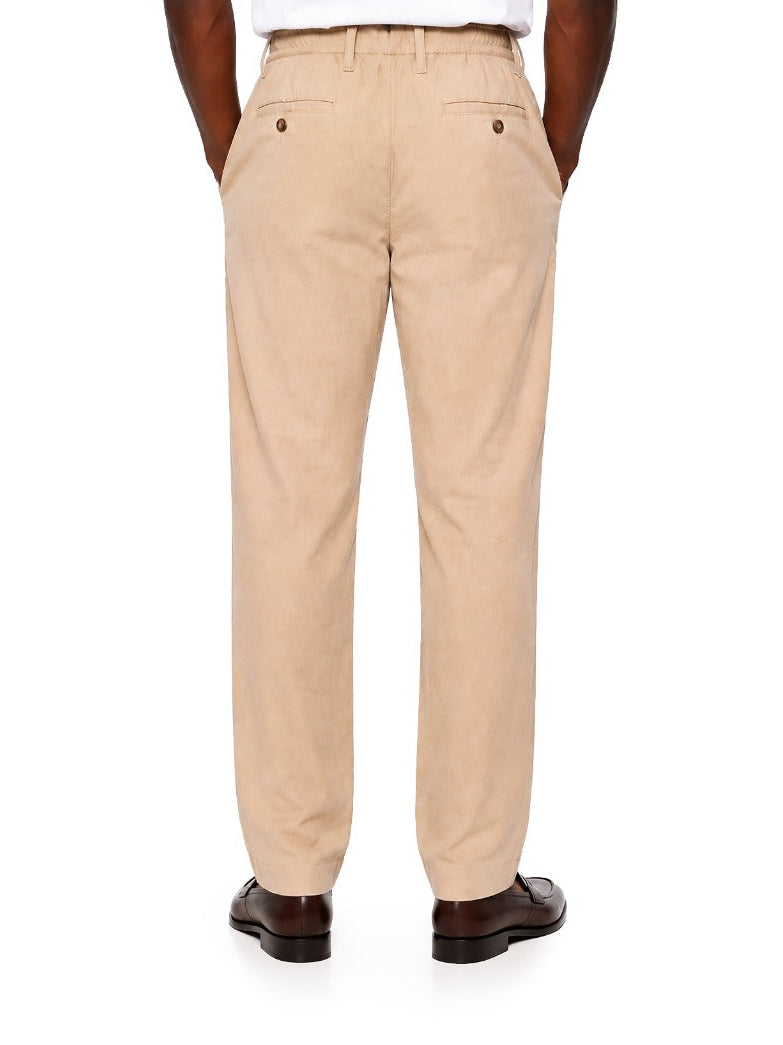 Emmanuel Linen Blend Pants in Stone