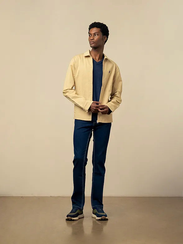 Harrington Jacket in Stone