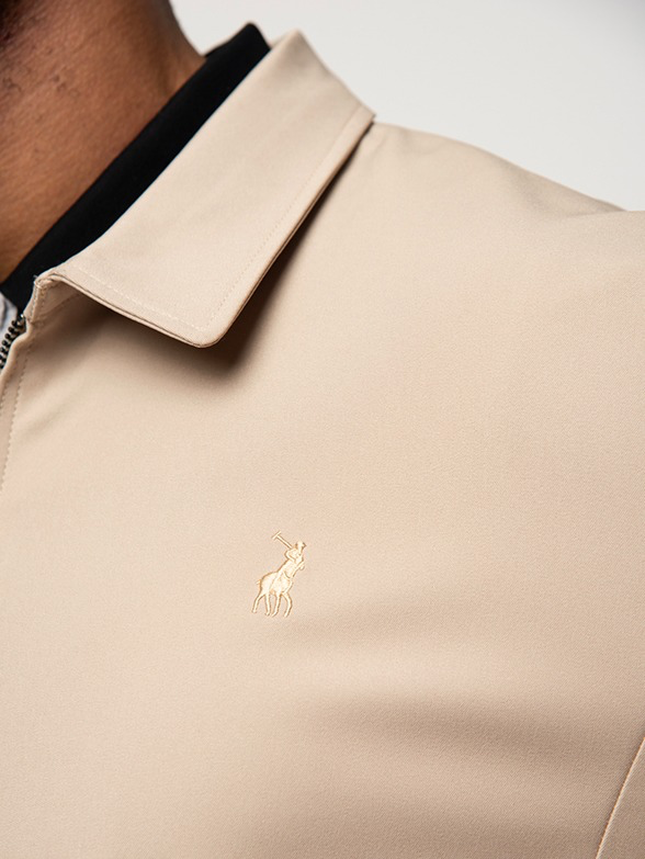 Harrington Tech Jacket in Stone